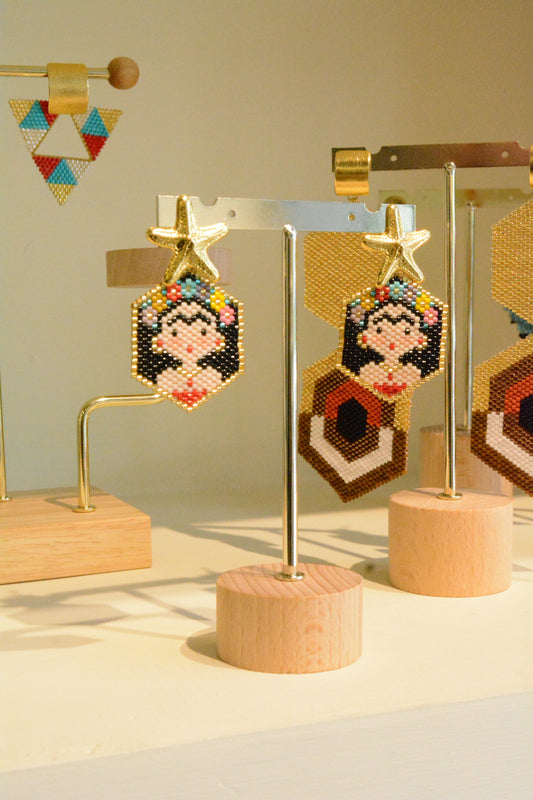 Aretes Frida Kahlo