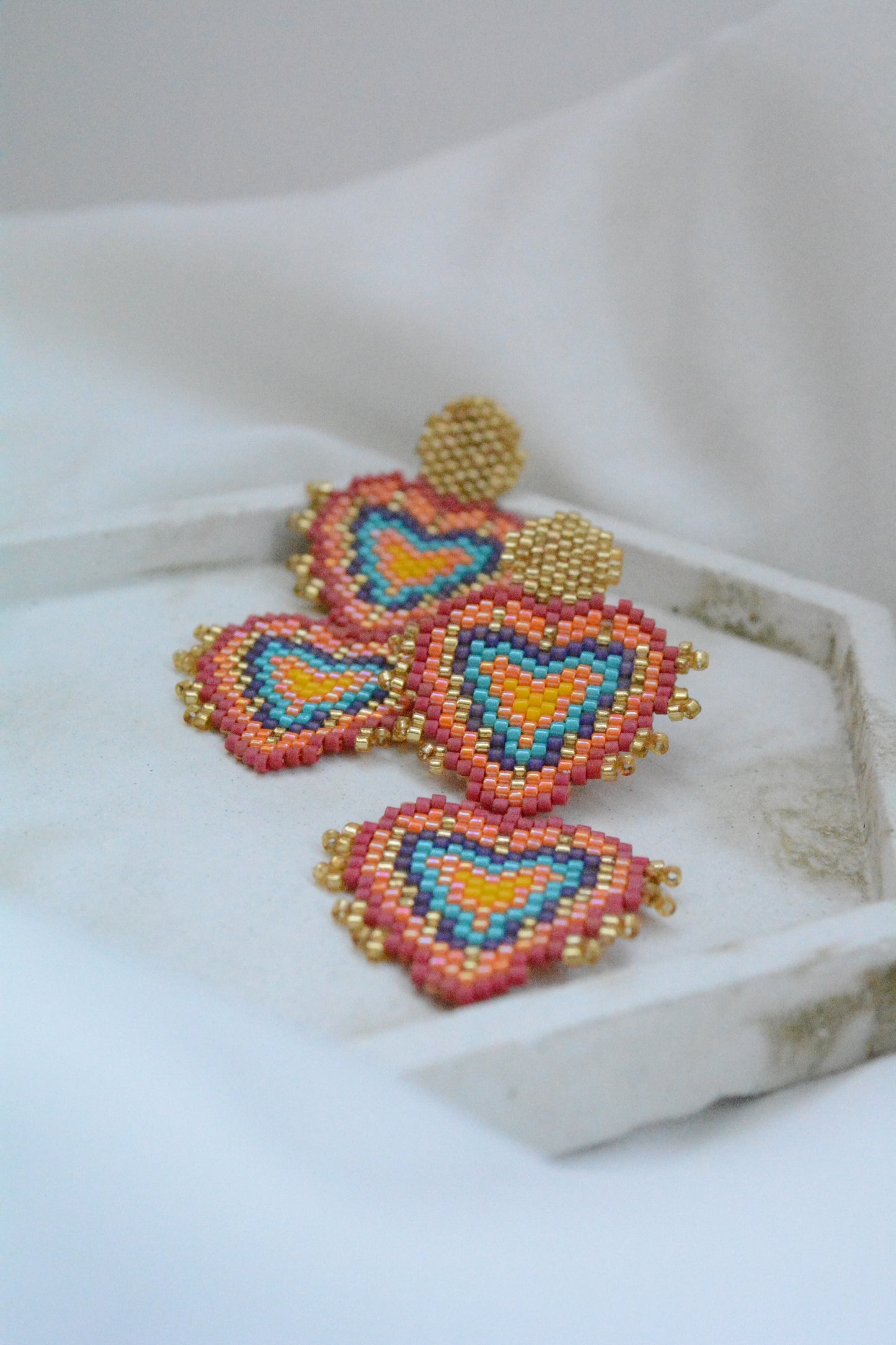 Aretes Sagrado Corazón