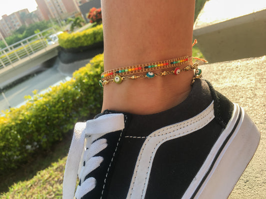 Tobillera Colores
